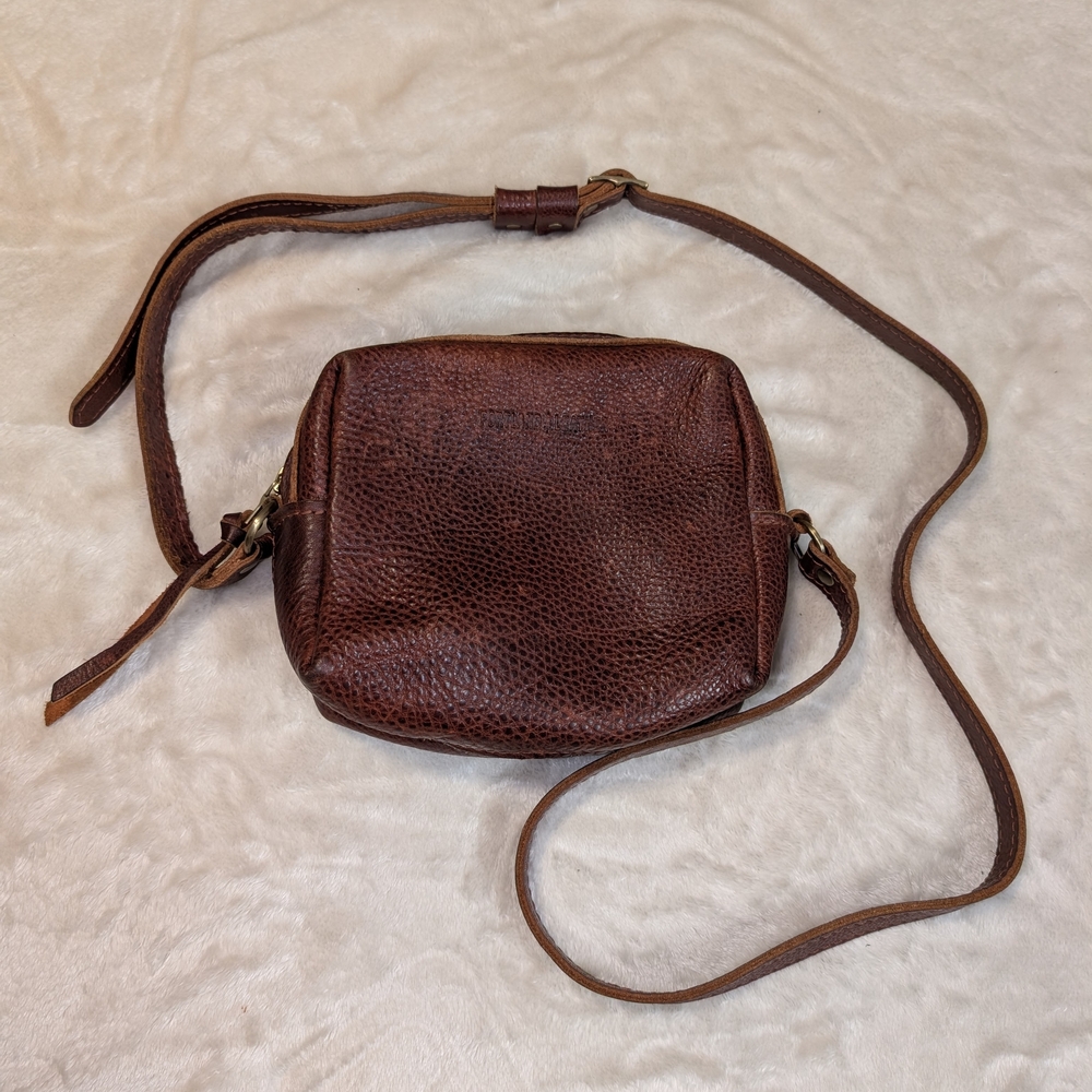 Portland Leather Brown Crossbody Bag
